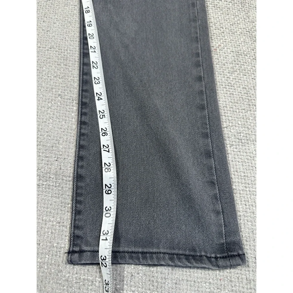 Banana Republic Jeans Mens 34x32‎ Gray Premium Performance Stretch Slim Straight